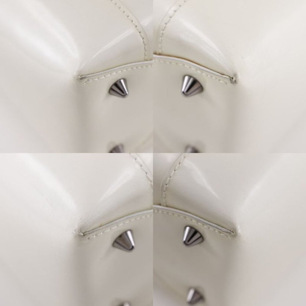 Christian Dior Maris Pearl 2-Way Shoulder Patent Leather Off White - Picture 4 of 10